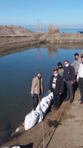آماده سازی استخرهای کمک به تکثیر طبیعی جایگاه‌های پره در حوزه شهرستان جویبار
