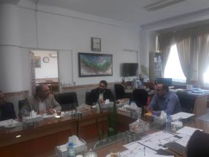 نشست مدیرکل شیلات مازندران با رئیس سازمان مدیریت و برنامه ریزی مازندران
