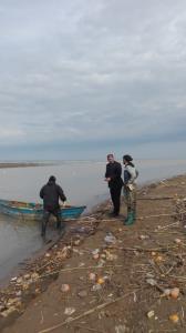 بازدید از اکیپ مستقر در رودخانه تجن برای تکثیر ماهی سفید و بازسازی ذخایر ژنتیکی دریای خزر