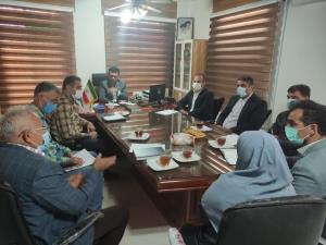 جلسه پیشگیری و مقابله با بیماری ویروسی khv در دامپزشکی شهرستان میاندورود