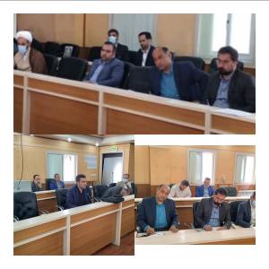 جلسه کمیته برنامه ریزی جهت بررسی اعتبارات عمرانی تملک دارایی‌های دستگاه‌های اجرایی شهرستان محمودآباد