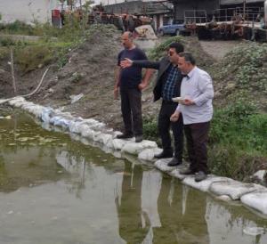 بازدید از جایگاه های کمک به تکثیر طبیعی ماهی سفید در حوزه فعالیت اداره شیلات شهرستان عباس آباد