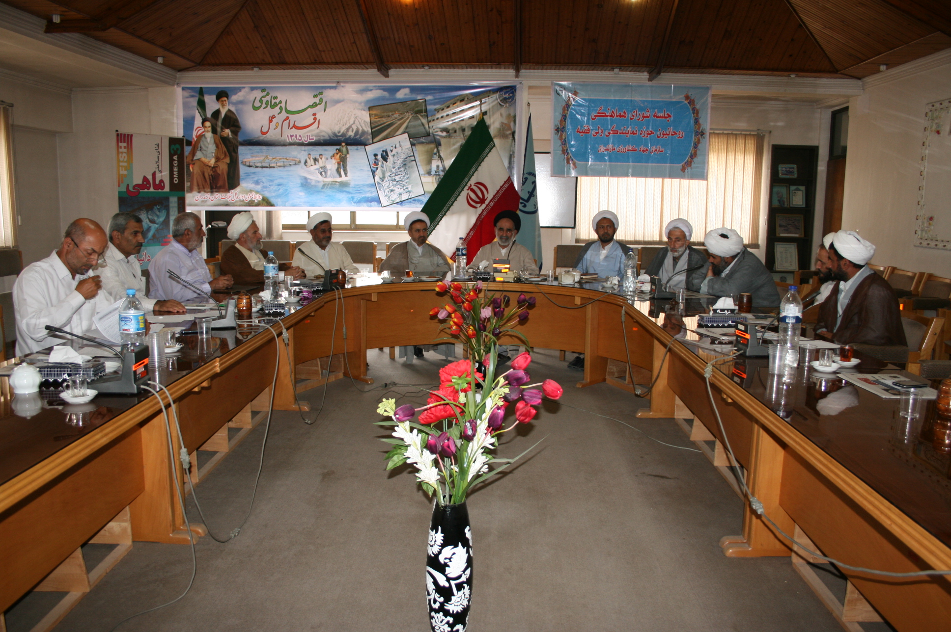 برگزاری دومین جلسه شورای هماهنگی روحانیون دفاتر نمایندگی ولی فقیه سازمان جهاد کشاورزی استان مازندران 