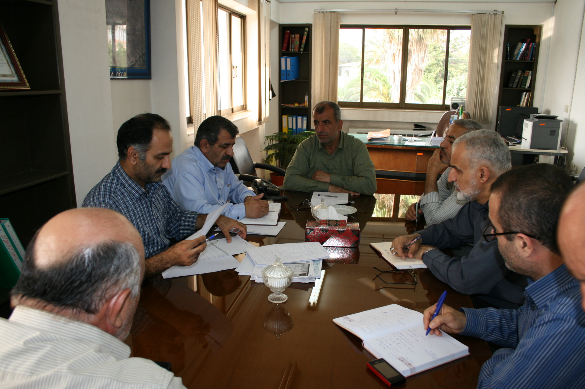 " برگزاری جلسه تسهیلات بانکی درراستای اقتصاد مقاومتی دراداره کل شیلات استان مازندران "