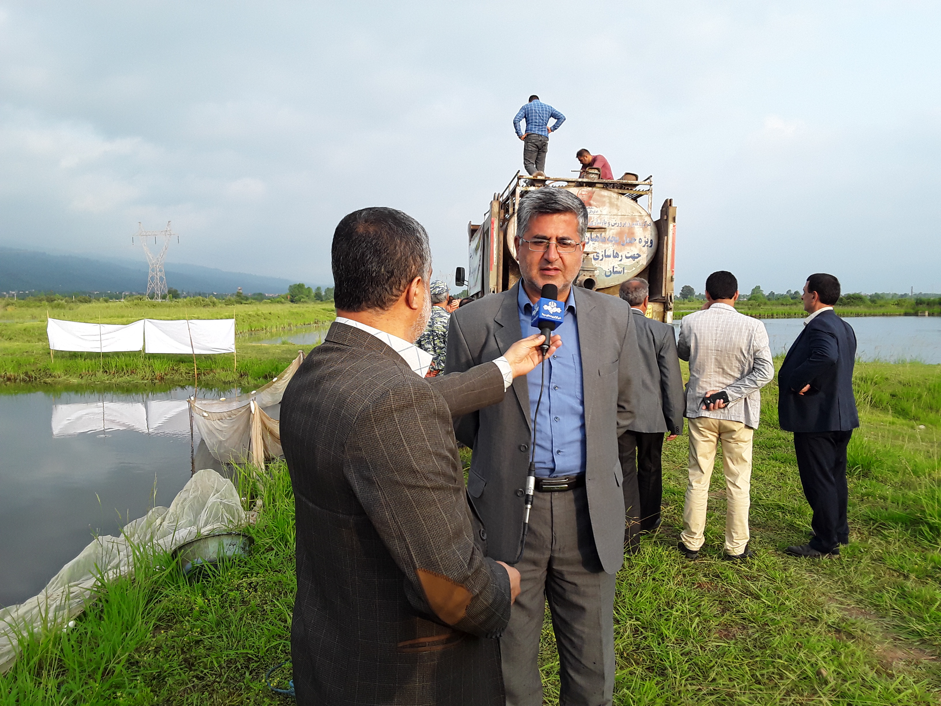 رهاسازی 5میلیون قطعه بچه ماهی سفیددر رودخانه های غرب استان مازندران