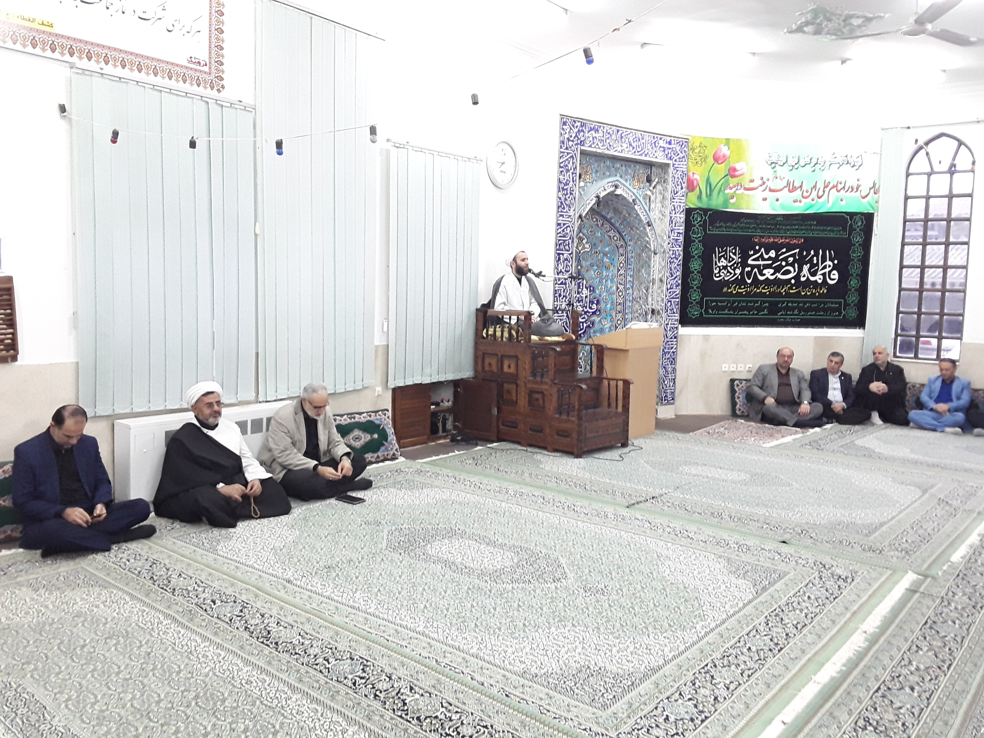 برگزاری مراسم سوگواری شهادت حضرت فاطمه (س) درشیلات مازندران 