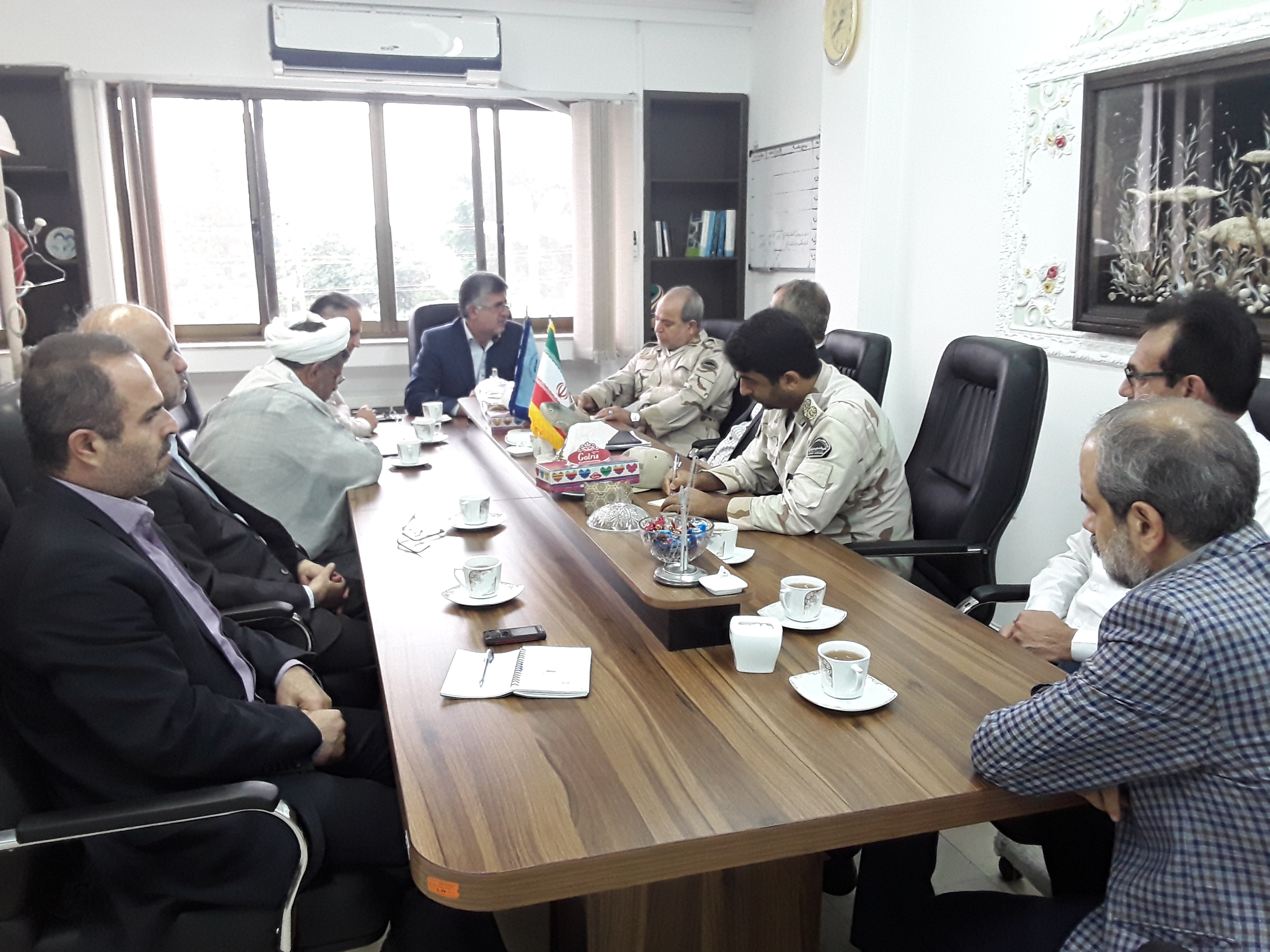  بررسی وضعیت مبارزه باصیدغیرمجاز آبزیان دردریا درنشست مشترک فرمانده یگان حفاظت منابع آبزیان شیلات ایران و مدیرکل شیلات مازندران دربابلسر