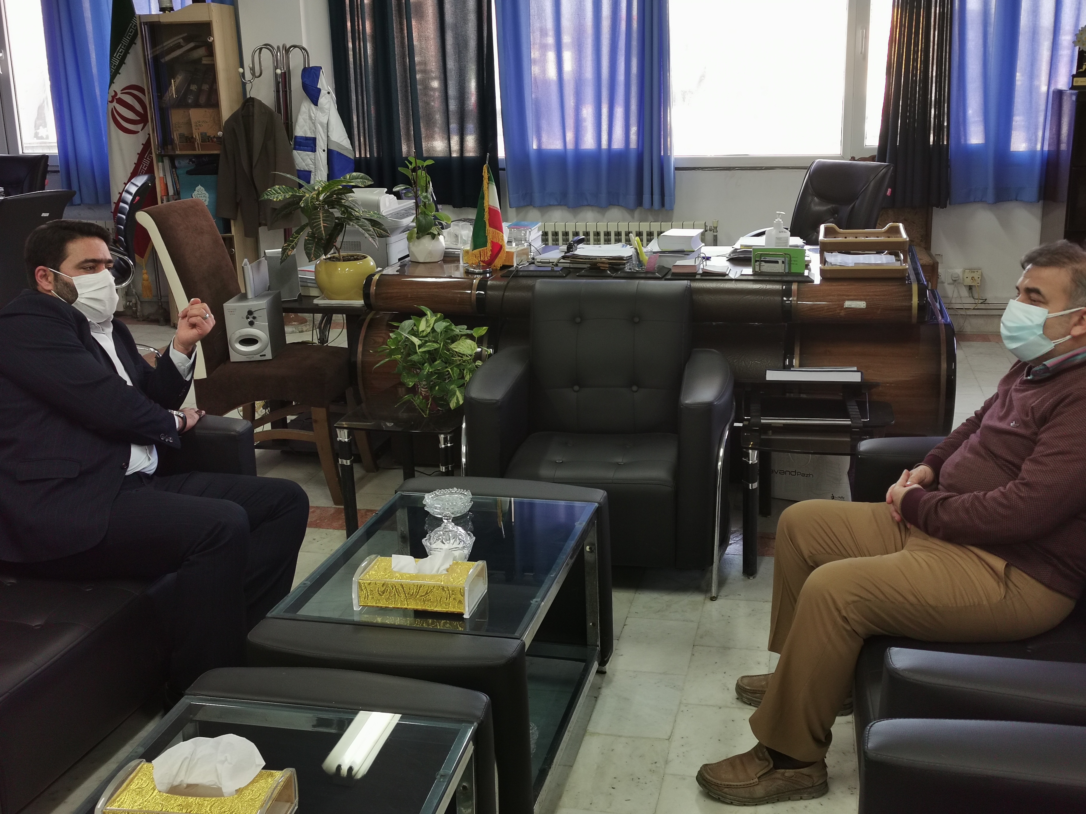 نشست مدیرکل شیلات مازندران با فرماندار شهرستان جویبار