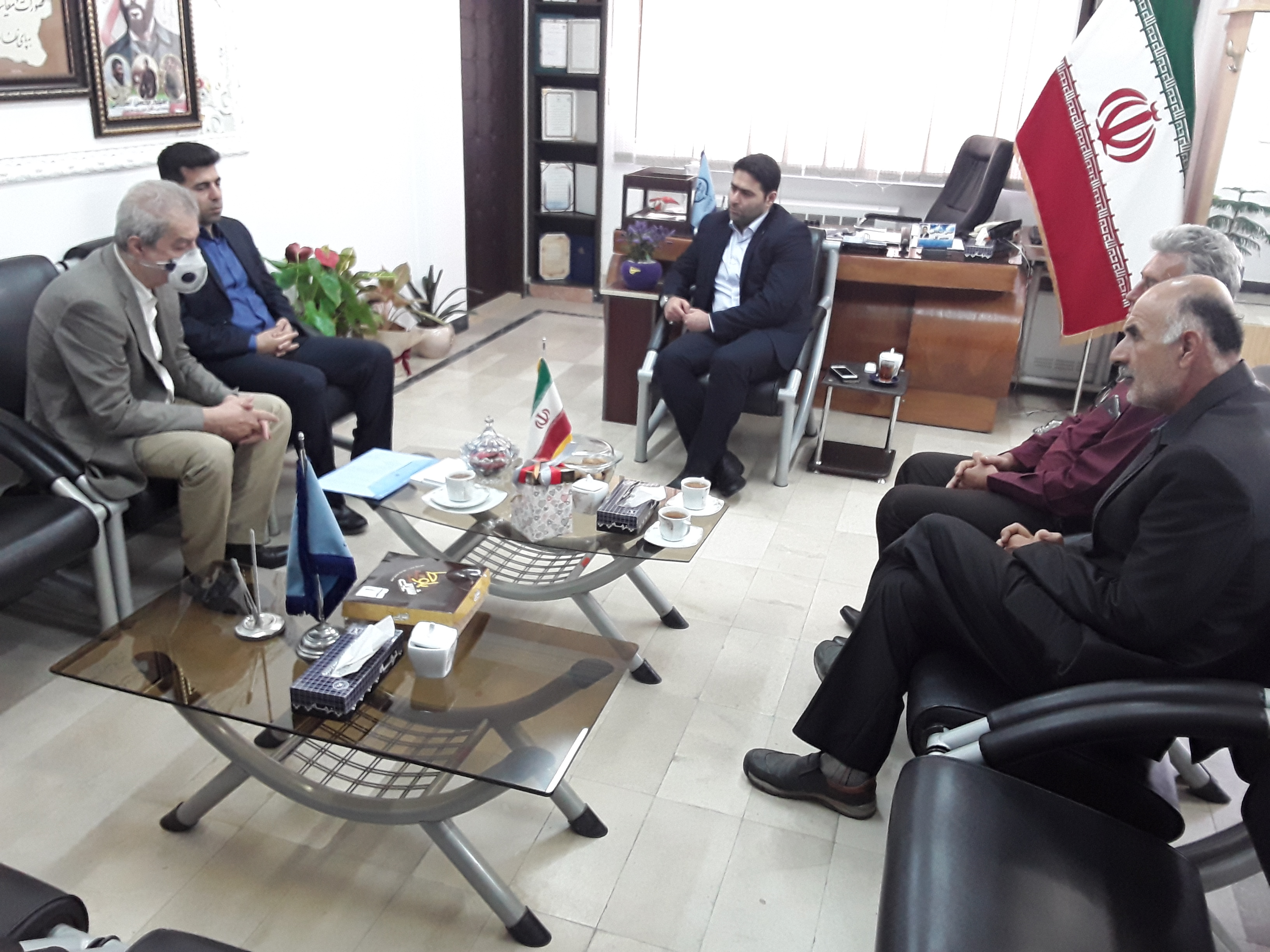 نشست مدیر کل شیلات مازندران با رئیس مرکز تجاری ایران در داغستان