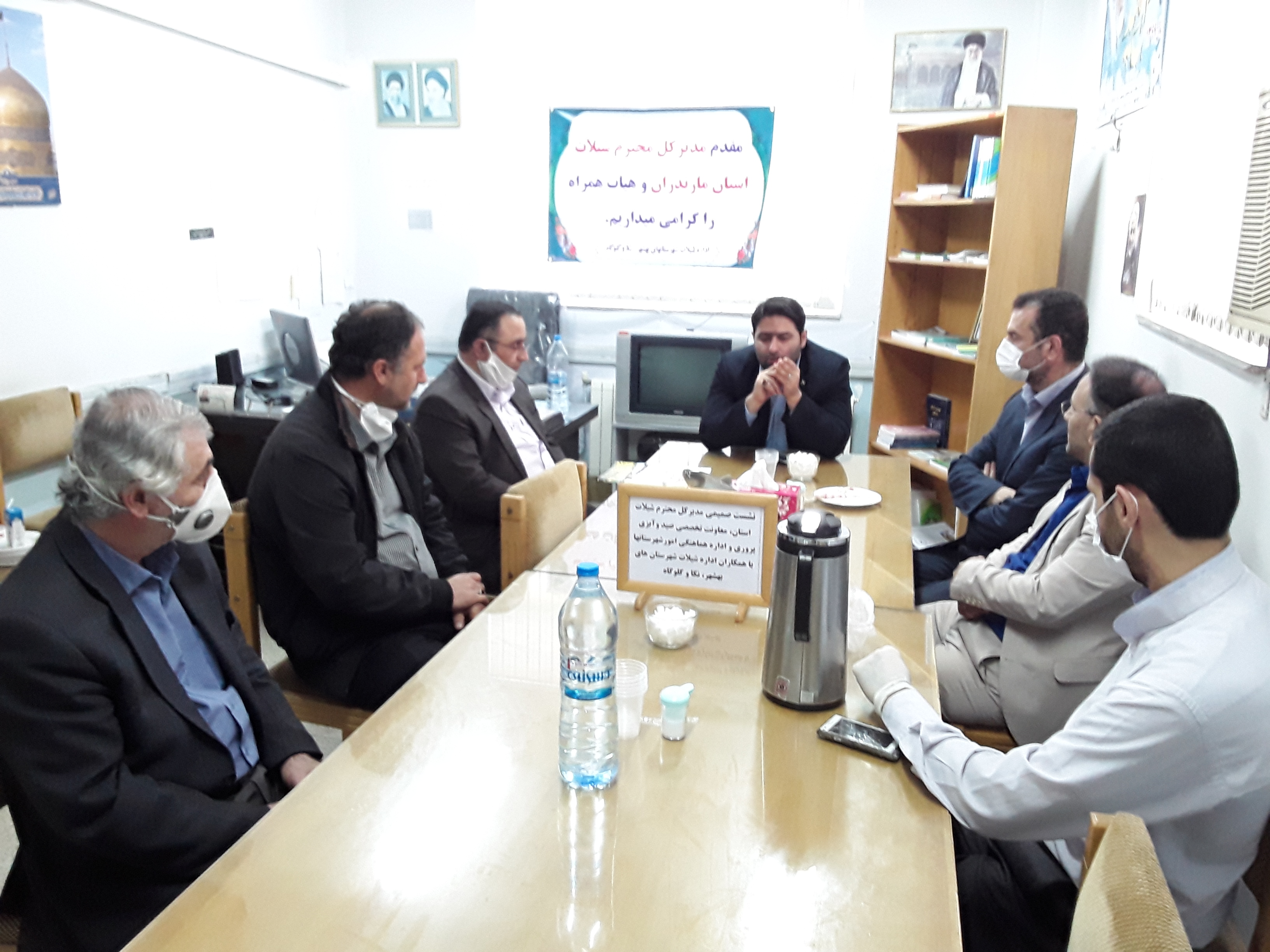 بازدید مدیرکل شیلات مازندران از اداره شیلات شهرستانهای بهشهر،نکا وگلوگاه