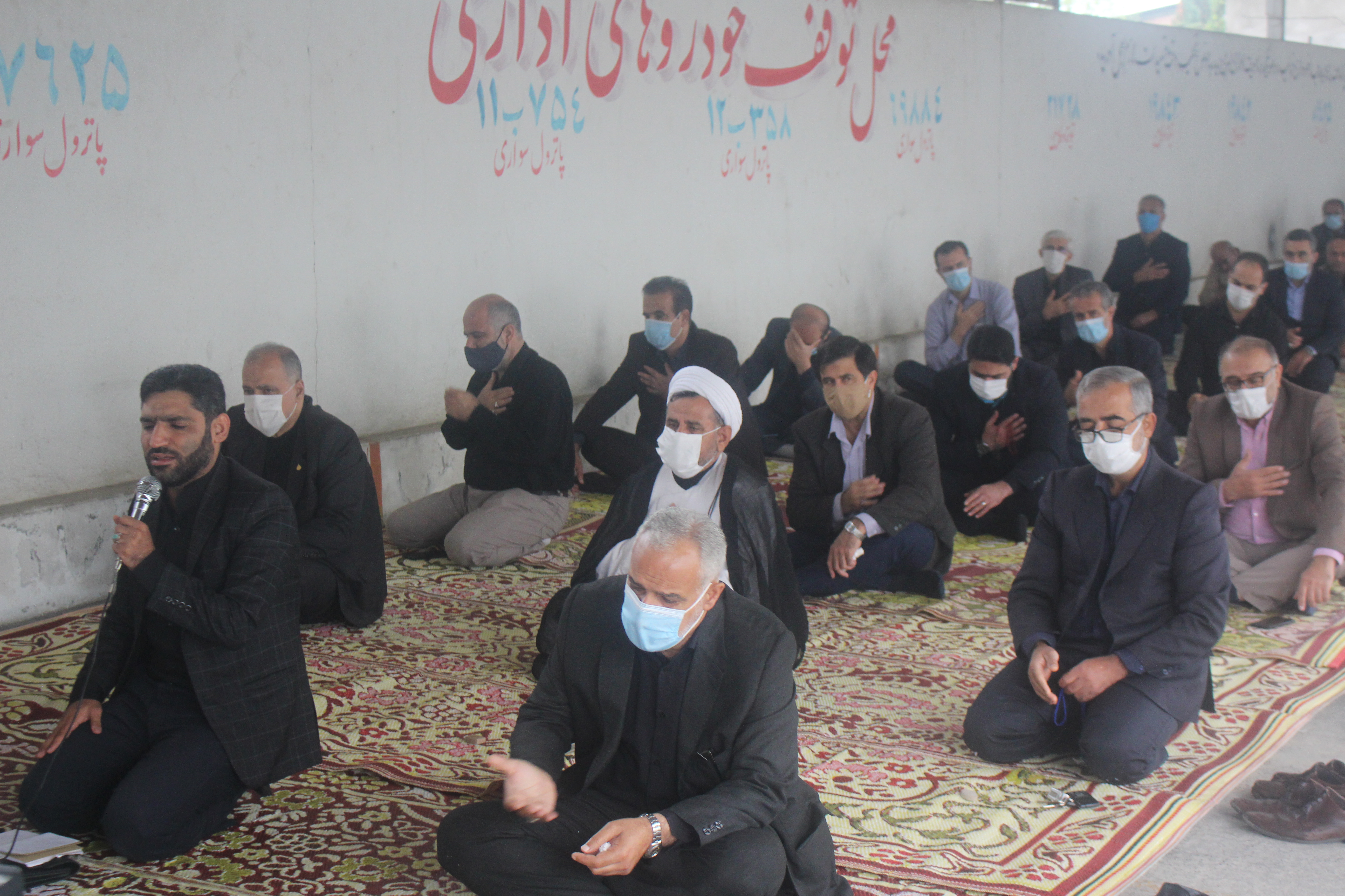 برگزاری مراسم پرفیض زیارت عاشورا درشیلات مازندران