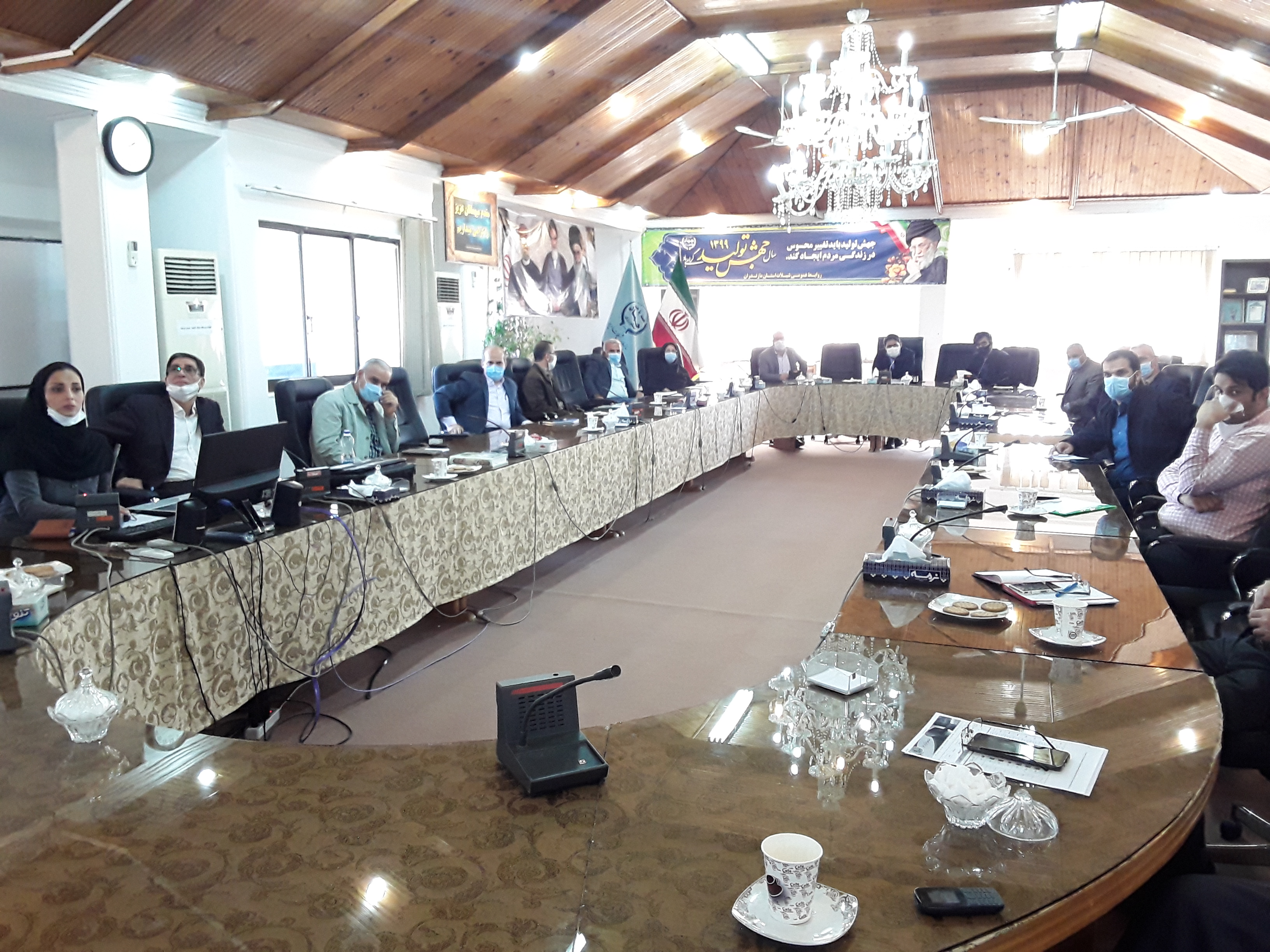برگزاری جلسه کمیته کارگروه واگذاری در اداره کل شیلات مازندران