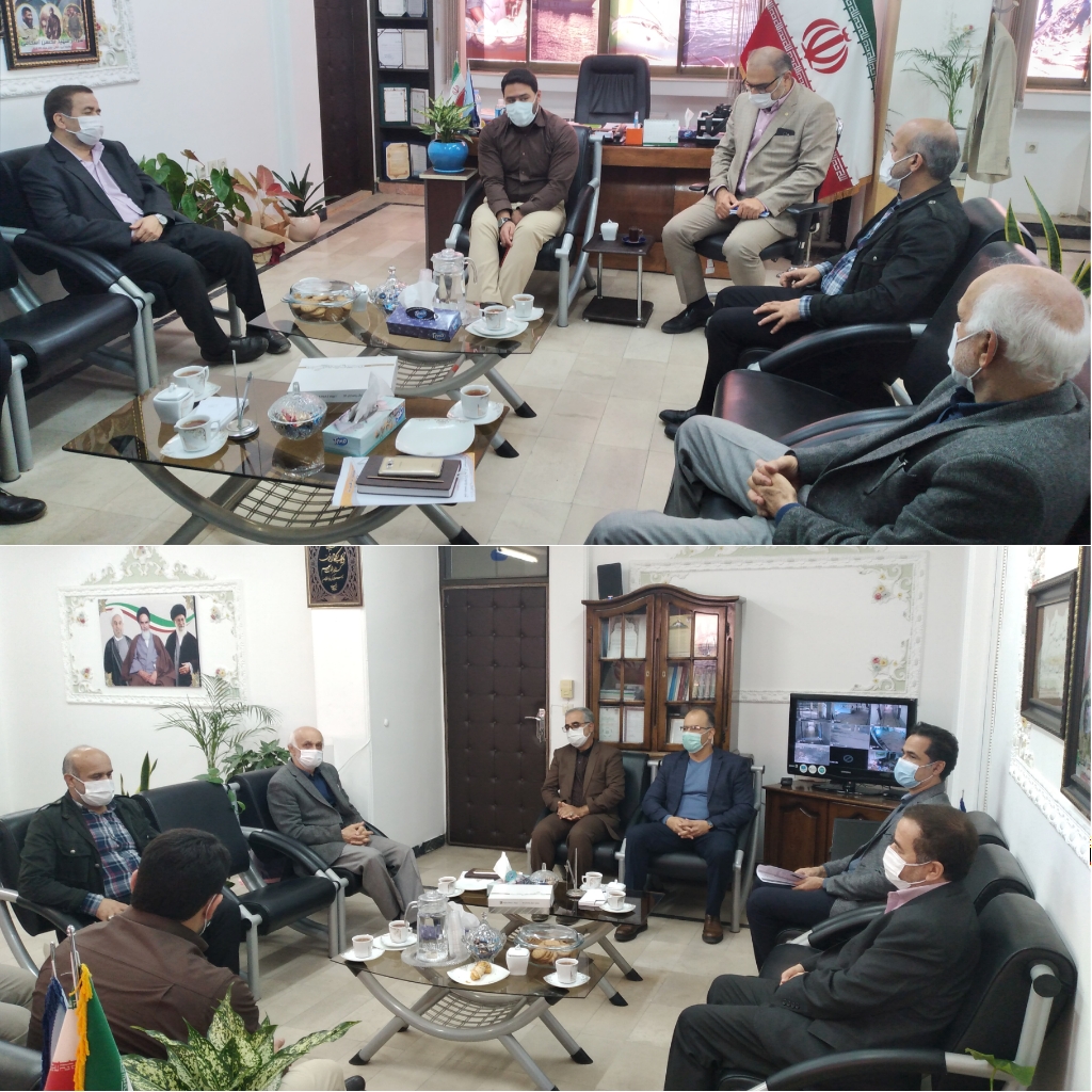 دیدار شهردار و اعضاء شورای شهر فریدونکنار با مدیر کل شیلات مازندران