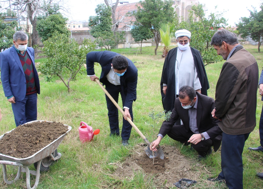 کاشت نهال توسط مدیرکل شیلات مازندران به مناسبت هفته منابع طبیعی