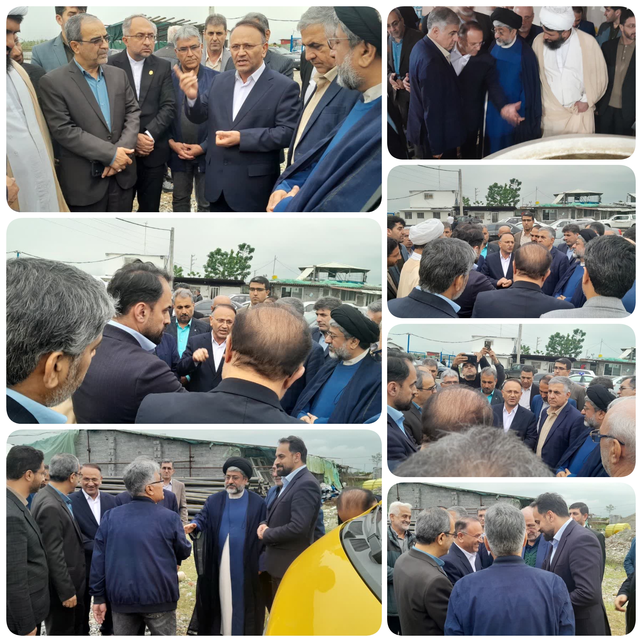 بازدید میدانی اعضای کمیسیون اصل ۹۰از مزرعه پرورش ماهیان خاویاری چالباش کاسپین شهرستان  سیمرغ 
