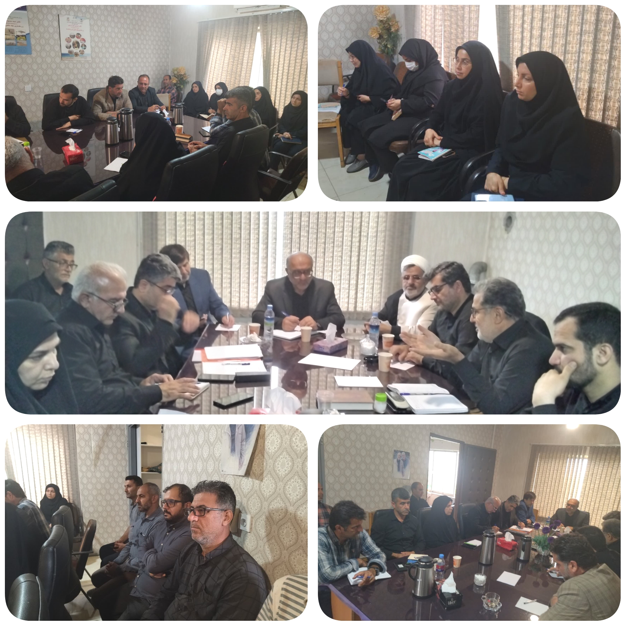 نشست سرپرست اداره‌کل شیلات مازندران با همکاران مرکز بازسازی ذخایر آبزیان شهید رجایی ساری