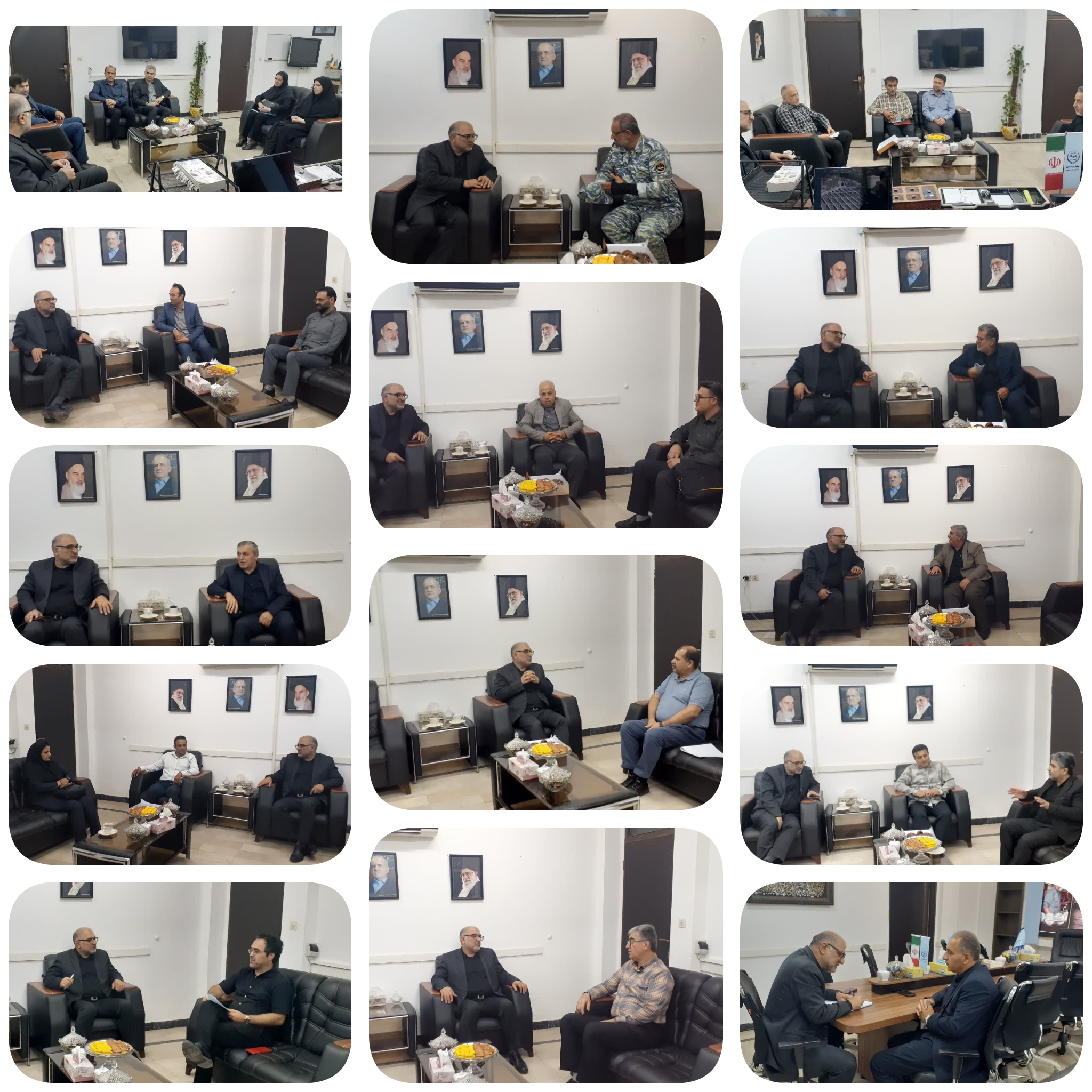 گزارش تصویری ملاقات چهره به چهره سرپرست شیلات مازندران باهمکاران  و بهره‌برداران .