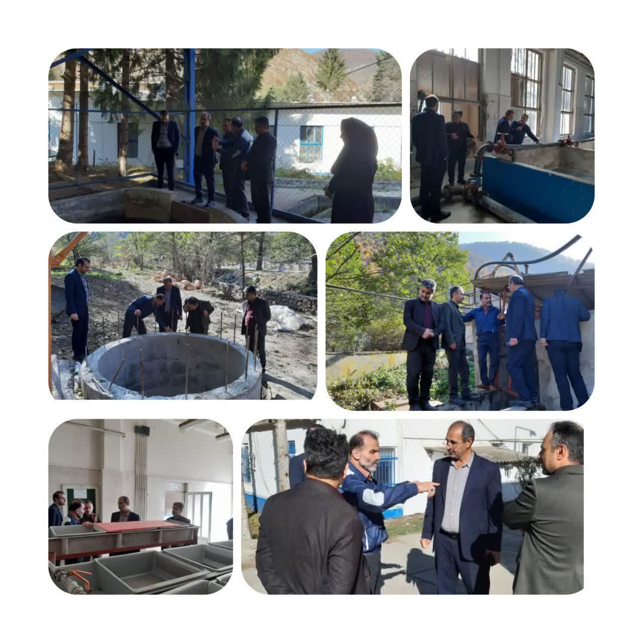 بازدید هیأت بازرسی استان از مرکز بازسازی ذخایر شهید باهنر کلاردشت