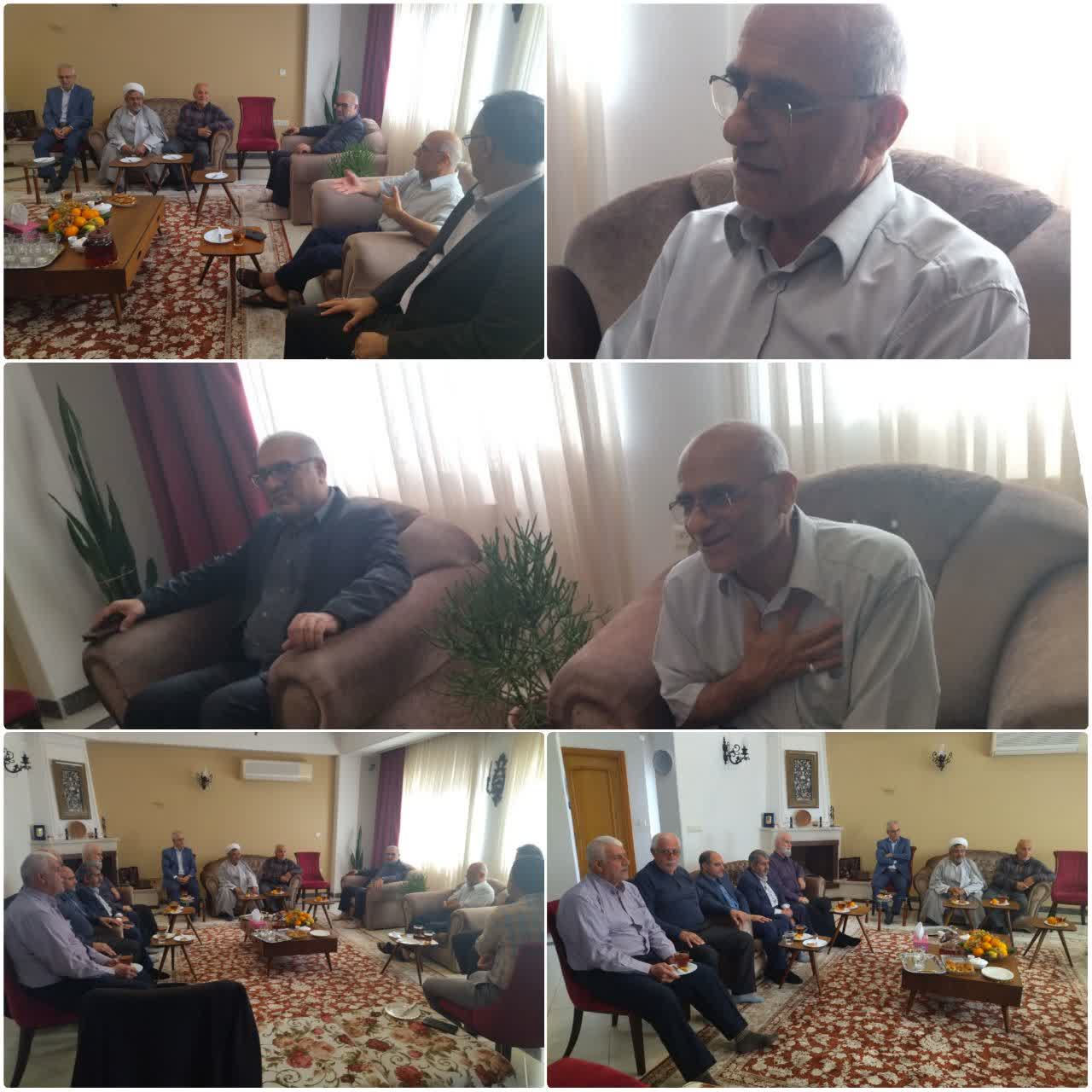  در کنار پیشکسوتان شیلات: دیدار مدیر کل شیلات مازندران و همکاران بازنشسته با محمد قاسمی