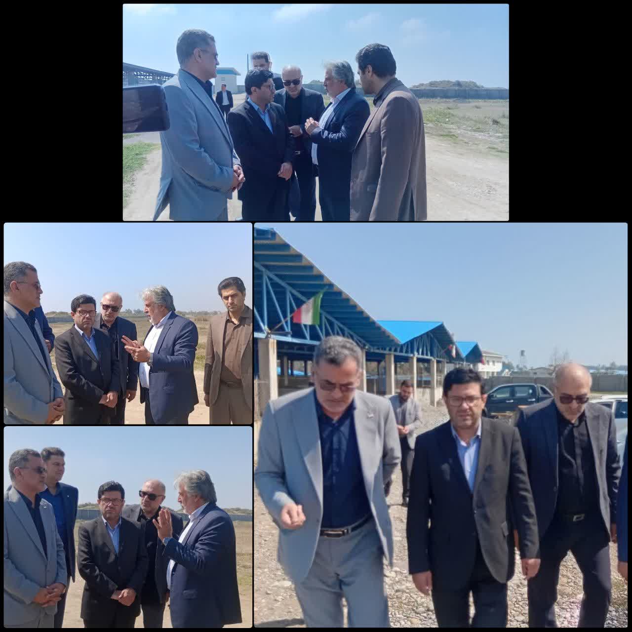 سرمایه‌گذاری پایدار در شیلات مازندران: گشت میدانی مدیران از طرح خاویاری در ساحل لاریم