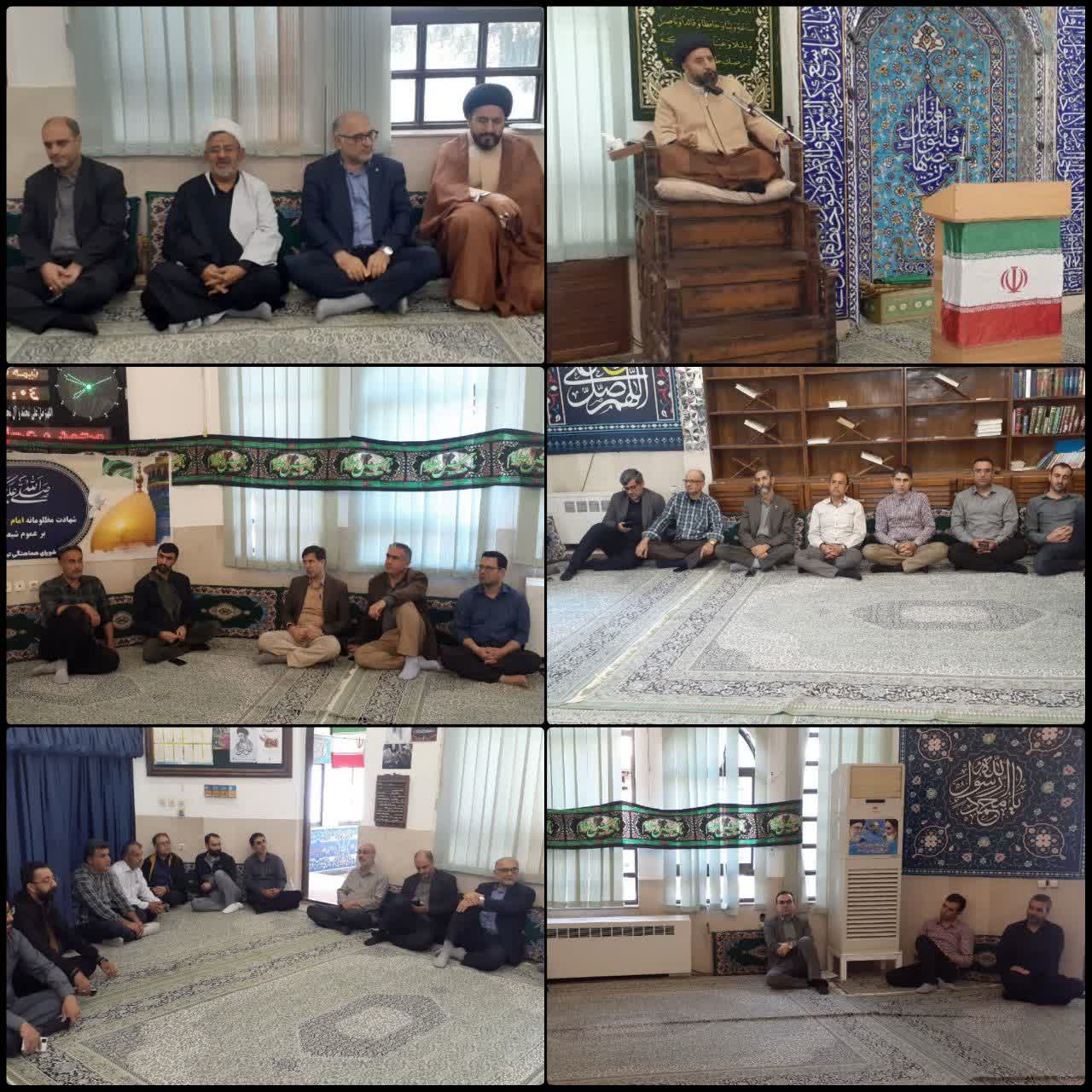 تجدید میثاق کارکنان شیلات مازندران با آرمان‌های اهل‌بیت (ع) همزمان با شهادت امام جواد (ع)