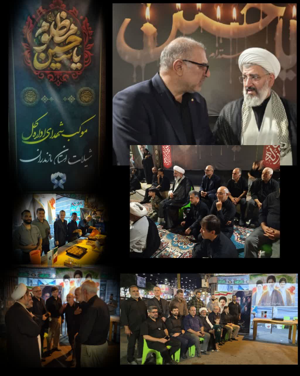 شیلات مازندران همقدم بامردم در خدمت و ارادت با سیدالشهدا(ع)